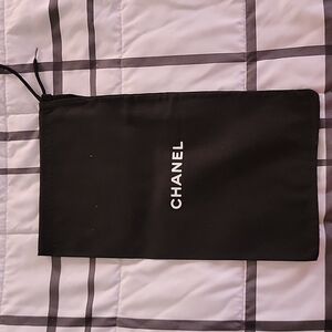 NEW VINTAGE CHANEL Travel Shoe DRAWSTRING DUST BAG 7 3/4" x 13"
